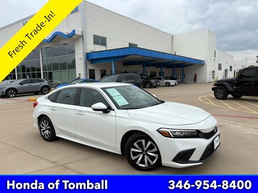 Platinum White Pearl 2024 Honda Civic