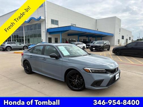 Sonic Gray Pearl 2024 Honda Civic Si