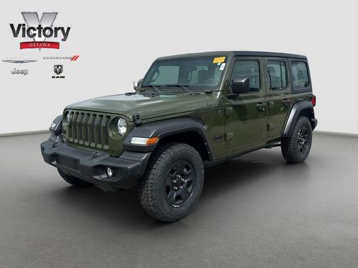 Sarge Green Clearcoat 2022 Jeep Wrangler Unlimited Sport