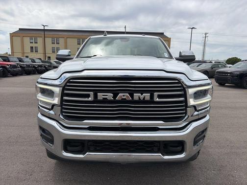 Bright White Clearcoat 2022 RAM 3500 Laramie Crew Cab 4x4 6'4' Box