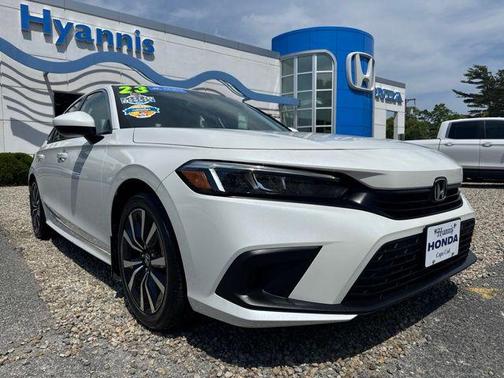 Platinum White Pearl 2023 Honda Civic EX