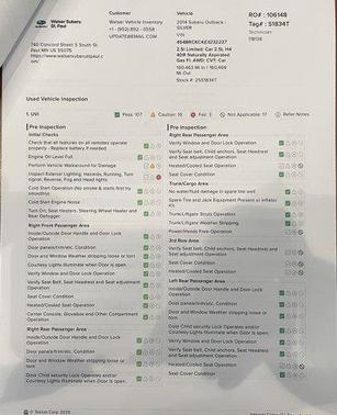 2014 Subaru Outback 2.5i Limited