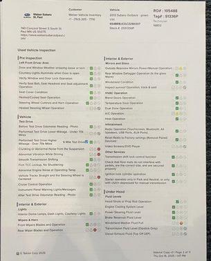 2012 Subaru Outback 2.5i Limited