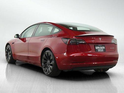 Red Multi-Coat 2023 Tesla Model 3 Performance