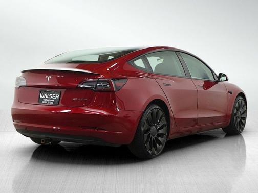 Red Multi-Coat 2023 Tesla Model 3 Performance