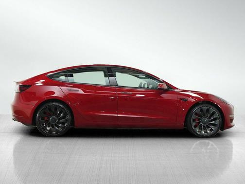 Red Multi-Coat 2023 Tesla Model 3 Performance