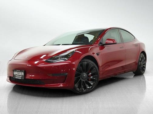 Red Multi-Coat 2023 Tesla Model 3 Performance