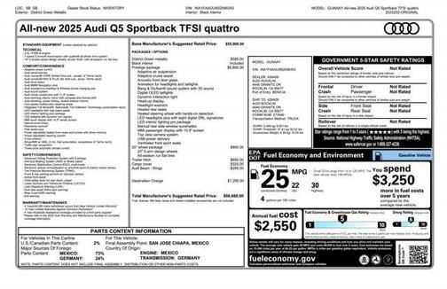 2025 Audi Q5 Sportback Prestige