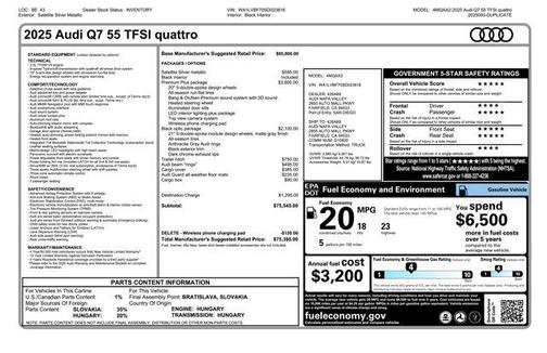 2025 Audi Q7 55 Premium Plus
