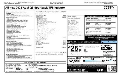 2025 Audi Q5 Prestige TFSI quattro S tronic