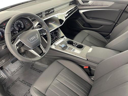 Glacier White Metallic 2025 Audi A6 55 Premium Plus