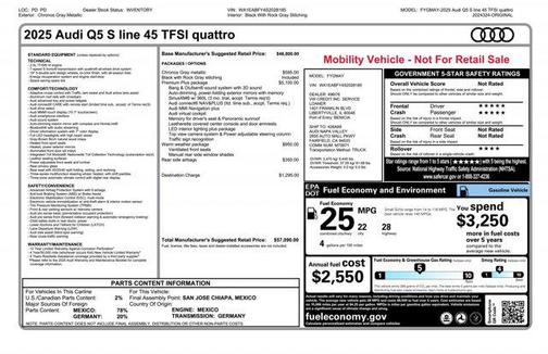 2025 Audi Q5 45 S line Premium Plus