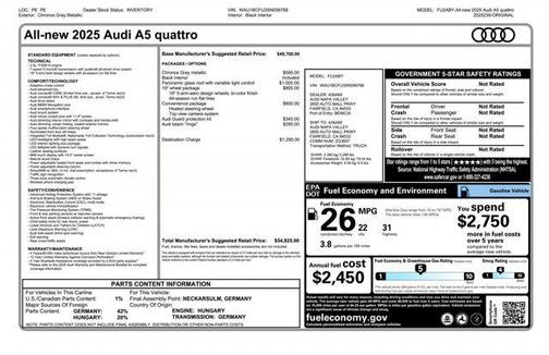 2025 Audi A5 Premium