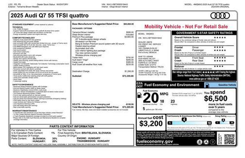 2025 Audi Q7 55 Premium Plus