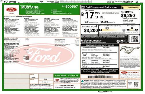 2024 Ford Mustang Dark Horse Fastback