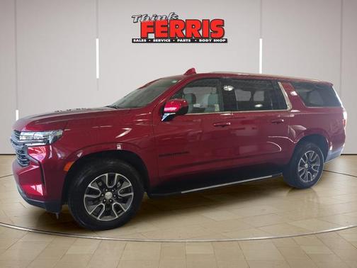 Cherry Red Tintcoat 2022 Chevrolet Suburban LT
