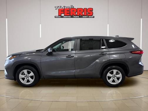 Magnetic Gray Metallic 2023 Toyota Highlander Hybrid LE