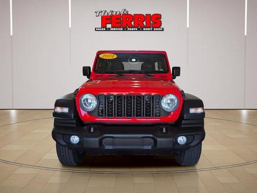 Firecracker Red Clearcoat 2024 Jeep Wrangler Sport