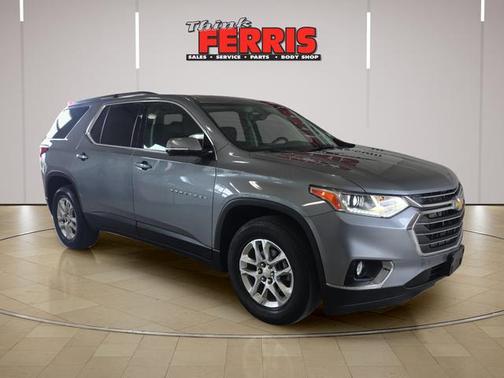 Satin Steel Metallic 2020 Chevrolet Traverse LT Cloth