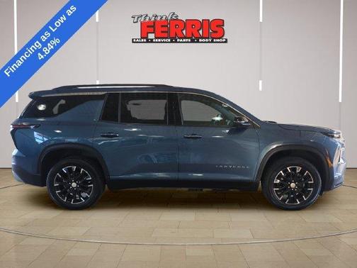 Lakeshore Blue Metallic 2025 Chevrolet Traverse LT