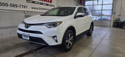 White 2018 Toyota RAV4 XLE