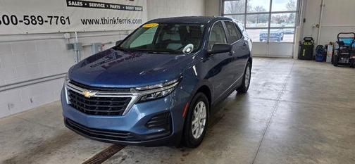 Lakeshore Blue Metallic 2024 Chevrolet Equinox LS