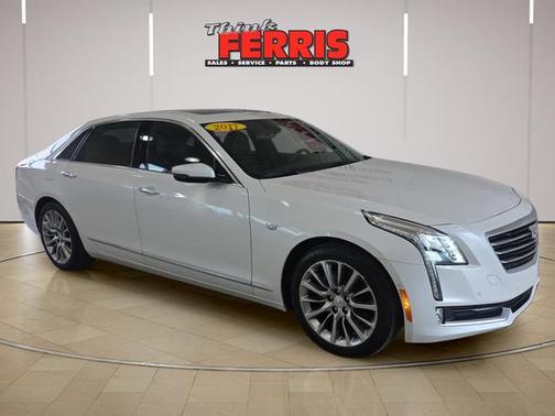 Crystal White Tri-Coat 2017 Cadillac CT6 3.0L Twin Turbo Premium Luxury