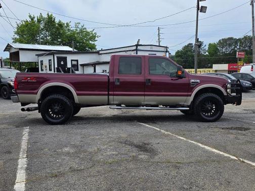Burgundy 2008 Ford F-350 Lariat Super Duty