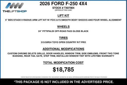 2026 Ford F-250 Platinum