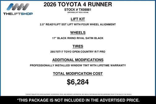 2026 Toyota 4Runner TRD Off Road Premium