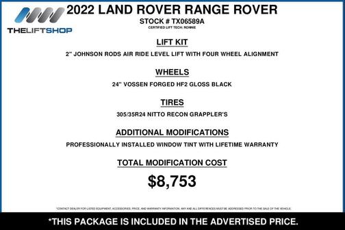 2022 Land Rover Range Rover P400 SE