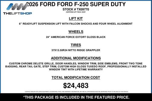Avalanche Gray 2026 Ford F-250 Platinum