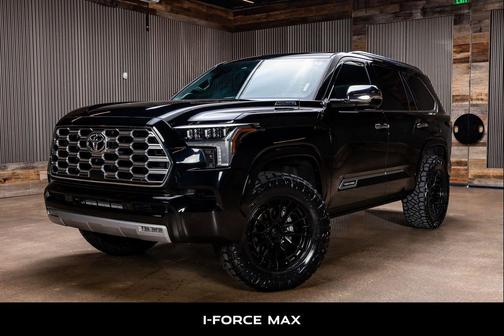 Midnight Black Metallic 2026 Toyota Sequoia Capstone