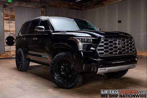 Midnight Black Metallic 2026 Toyota Sequoia Capstone