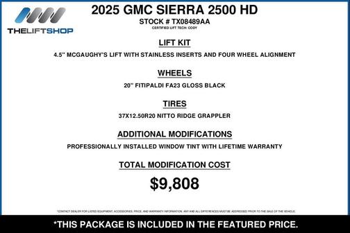 2025 GMC Sierra 2500 AT4