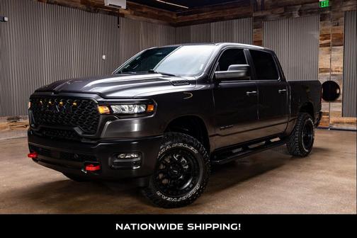 Granite Crystal Metallic Clearcoat 2025 RAM 1500 Warlock Crew Cab 4x4 5'7' Box