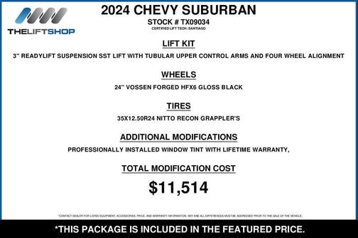 Sterling Gray Metallic 2024 Chevrolet Suburban 4WD High Country