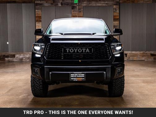 Midnight Black Metallic 2021 Toyota Tundra TRD Pro