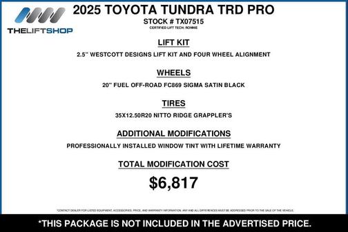 2025 Toyota Tundra Hybrid TRD Pro