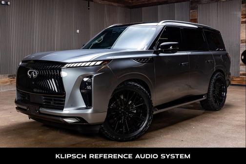 Dynamic Metal/Black Obsidian 2025 INFINITI QX80 AUTOGRAPH AWD
