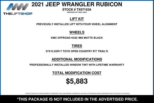 2021 Jeep Wrangler Unlimited Rubicon
