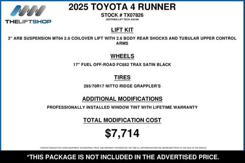 2025 Toyota 4Runner TRD Off Road Premium