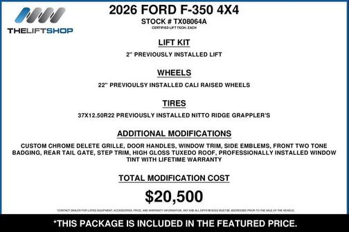 Glacier Gray Metallic Tri-Coat 2026 Ford F-350 Platinum