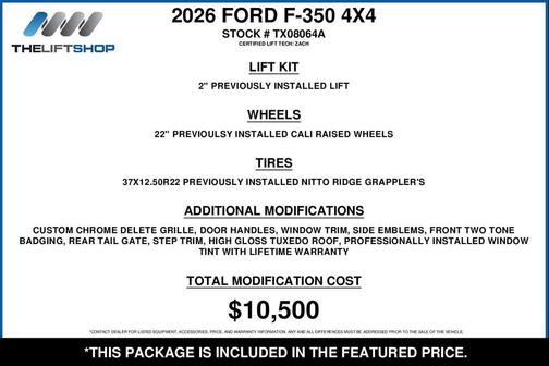 Glacier Gray Metallic Tri-Coat 2026 Ford F-350 Platinum