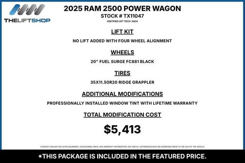 Granite Crystal Metallic Clearcoat 2025 RAM 2500 Power Wagon