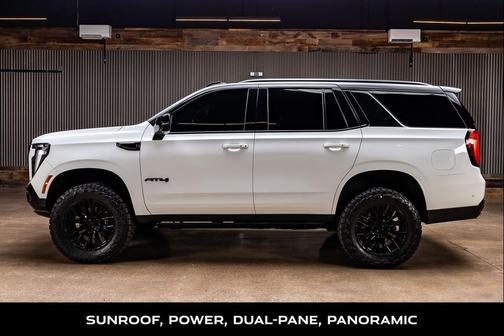 Summit White 2025 GMC Yukon 4WD AT4