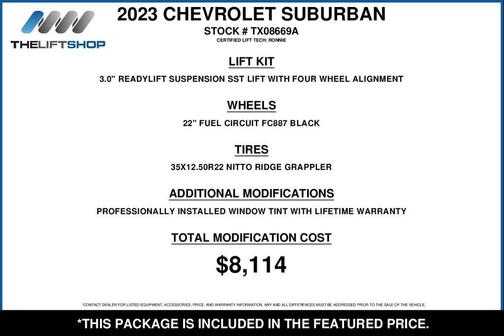 Summit White 2023 Chevrolet Suburban 4WD Z71