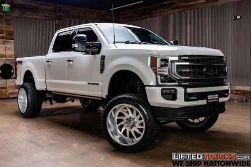 Star White Metallic Tri-Coat 2022 Ford F-250 Platinum