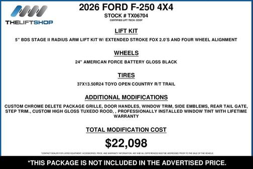 2026 Ford F-250 XLT