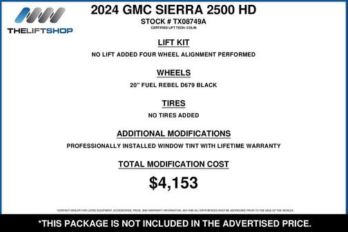 Onyx Black 2024 GMC Sierra 2500 Denali Ultimate